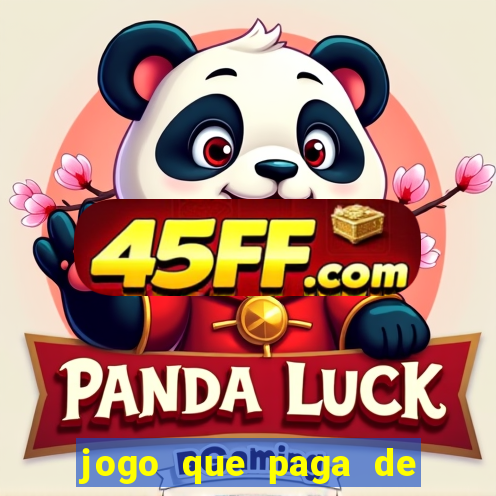 jogo que paga de verdade no pix
